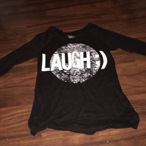 black long sleeve shirt